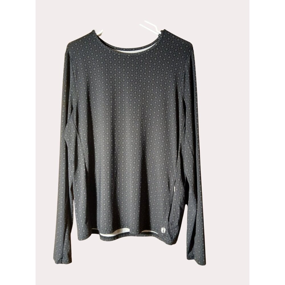 Hang Ten Womens Black Long Sleeve Rash Sun Protection Size XL A
